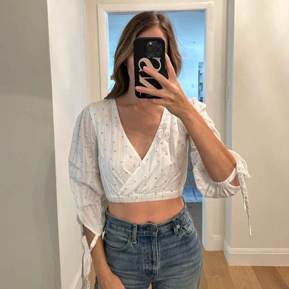 REVOLVE Majorelle Selma crop top​​